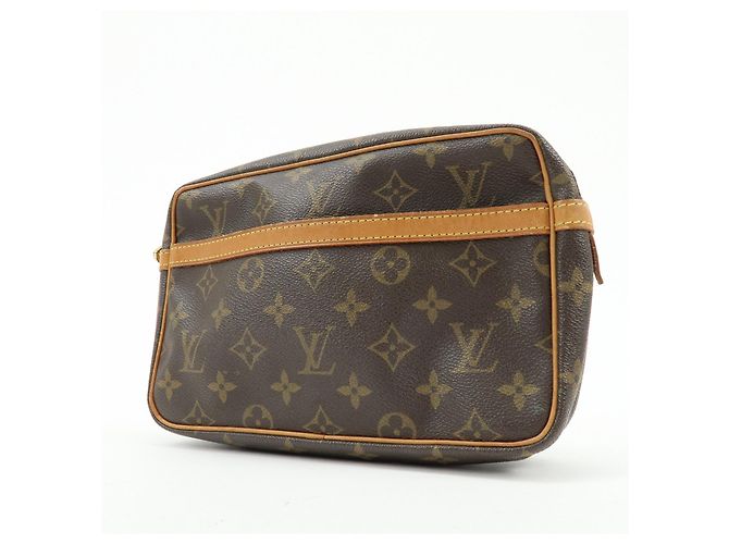 Louis Vuitton Monogram Compiegne 23 Pouch Clutch Bag Brown M51845 - vista 3