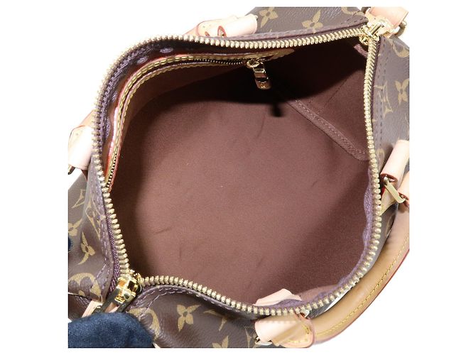 Louis Vuitton Monogram Speedy Bandouliere 25 2Way Bag Brown M46977 - vista 10