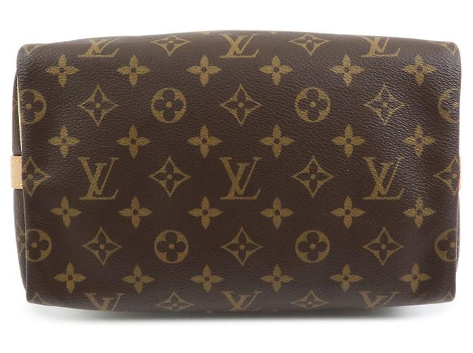 Louis Vuitton Monogram Speedy Bandouliere 25 2Way Bag Brown M46977 - vista 3