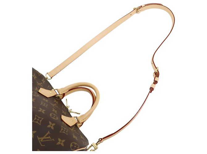 Louis Vuitton Monogram Speedy Bandouliere 25 2Way Bag Brown M46977 - vista 4