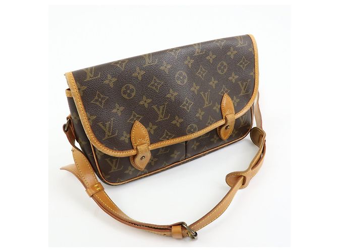 Borsa a tracolla Louis Vuitton Monogram Gibessière MM M42247 - vista 4