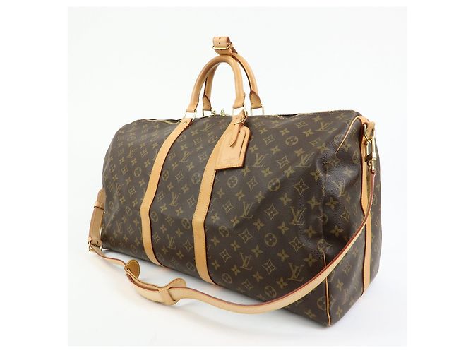 Louis Vuitton Monogram Keep All Bandouliere 55 Boston Bag M41414 - vista 3