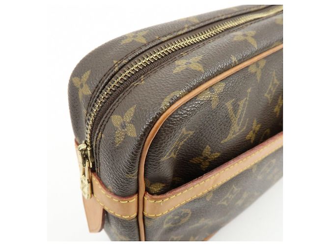 Louis Vuitton Monogram Compiegne 28 Pouch Clutch Bag Brown M51845 - vista 10