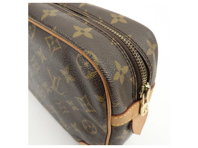 Louis Vuitton Monogram Compiegne 28 Pouch Clutch Bag Brown M51845 - vista 13