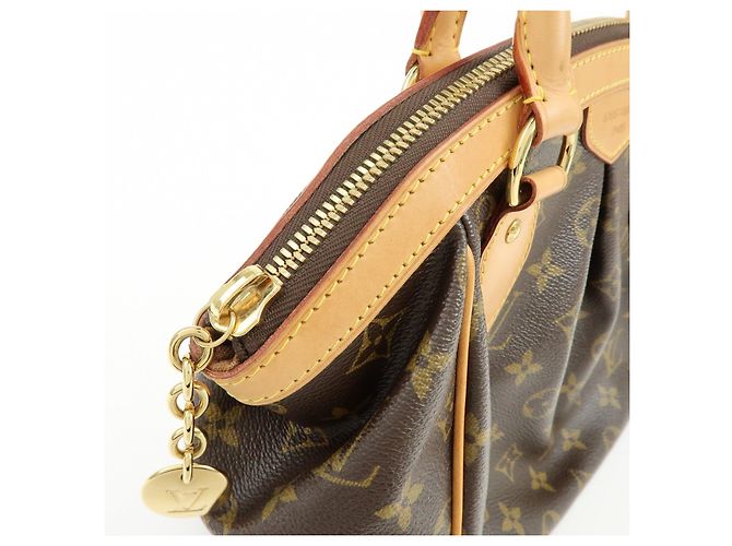 Borsa a mano e a tracolla Louis Vuitton Monogram Tivoli PM Marrone M40143 - vista 14
