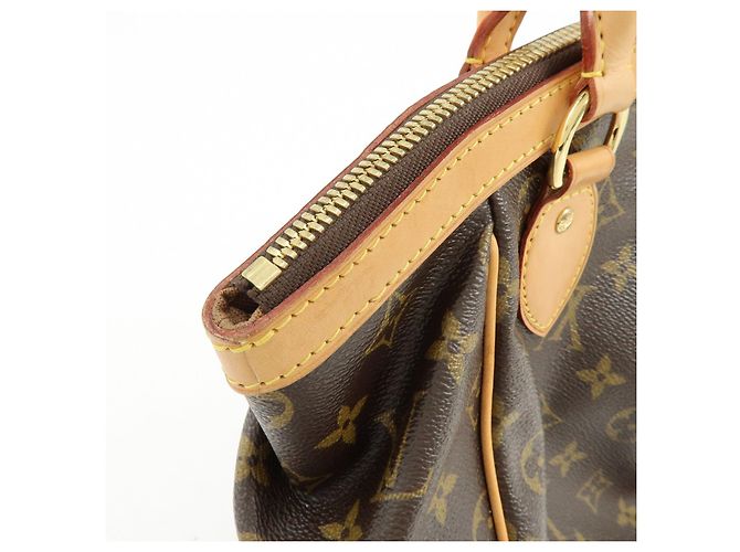 Borsa a mano e a tracolla Louis Vuitton Monogram Tivoli PM Marrone M40143 - vista 16