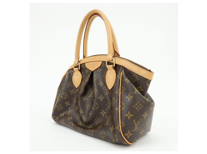 Borsa a mano e a tracolla Louis Vuitton Monogram Tivoli PM Marrone M40143 - vista 3