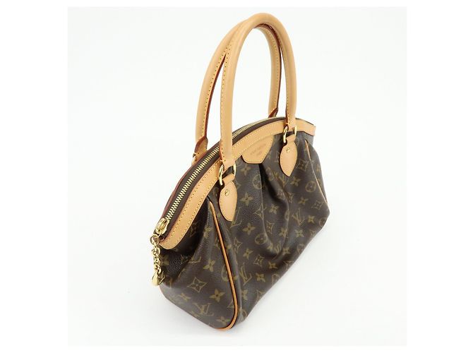 Borsa a mano e a tracolla Louis Vuitton Monogram Tivoli PM Marrone M40143 - vista 4
