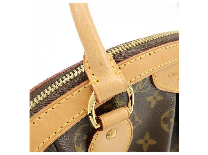 Borsa a mano e a tracolla Louis Vuitton Monogram Tivoli PM Marrone M40143 - vista 8