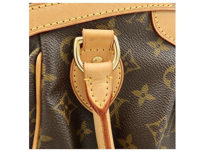 Borsa a mano e a tracolla Louis Vuitton Monogram Tivoli PM Marrone M40143 - vista 9