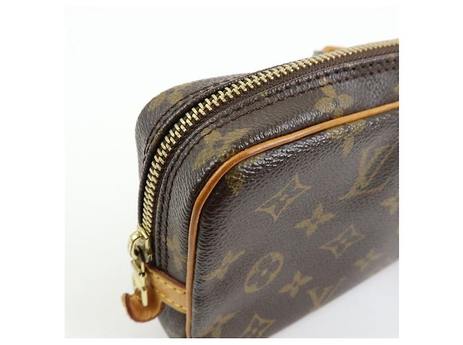 Borsa Louis Vuitton Monogram Pochette Marly Bandouliere Brown M51828 - vista 15