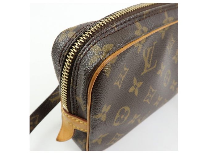Borsa Louis Vuitton Monogram Pochette Marly Bandouliere Brown M51828 - vista 17