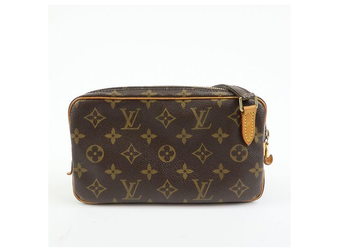 Borsa Louis Vuitton Monogram Pochette Marly Bandouliere Brown M51828 - vista 2