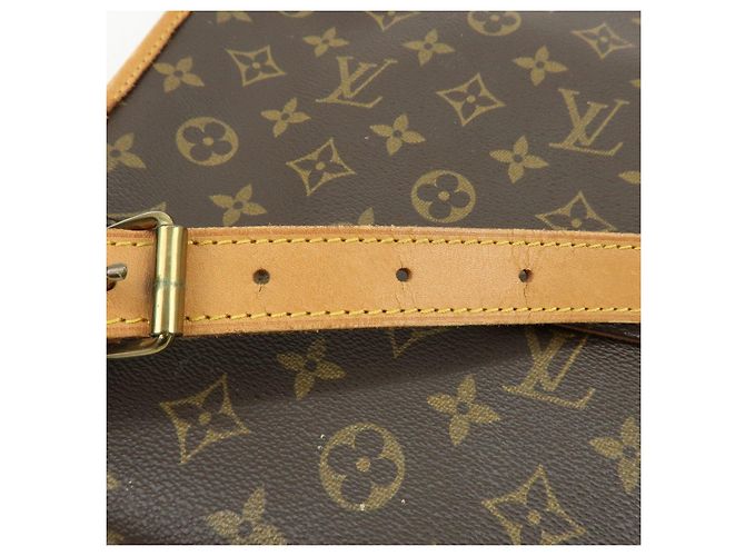 Louis Vuitton Monogram Canvas Gibeciere GM Shoulder Bag M42249 - vista 10