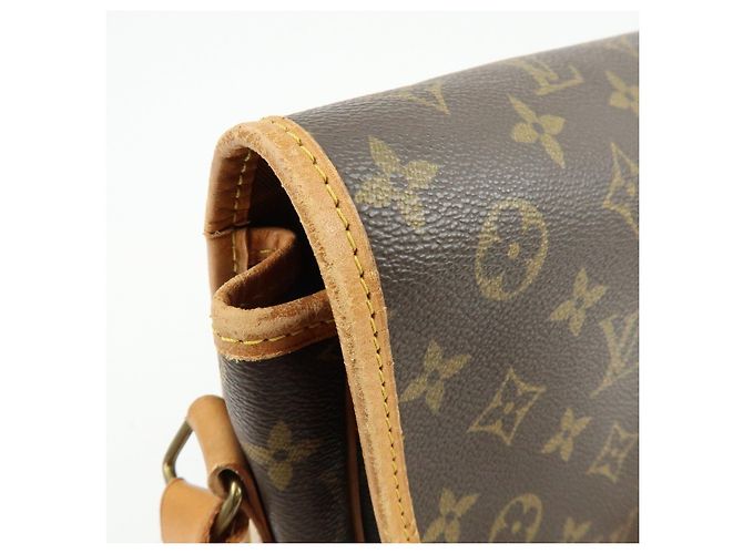 Louis Vuitton Monogram Canvas Gibeciere GM Shoulder Bag M42249 - vista 14