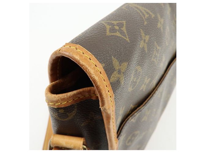 Louis Vuitton Monogram Canvas Gibeciere GM Shoulder Bag M42249 - vista 15