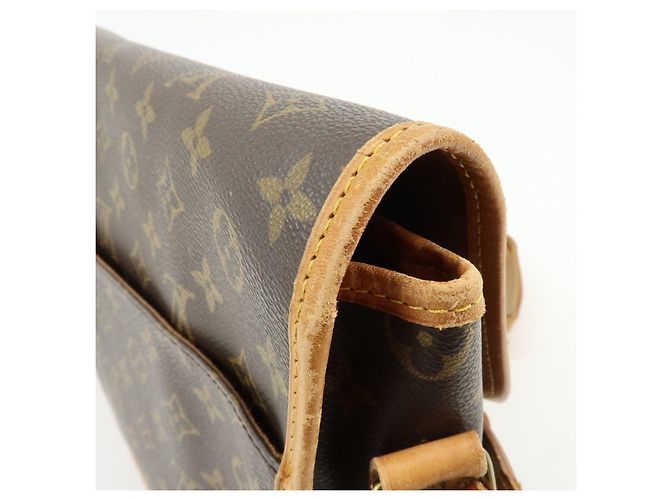 Louis Vuitton Monogram Canvas Gibeciere GM Shoulder Bag M42249 - vista 16
