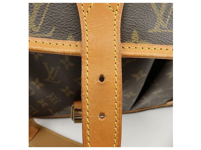 Louis Vuitton Monogram Canvas Gibeciere GM Shoulder Bag M42249 - vista 19