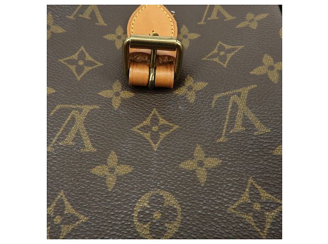 Louis Vuitton Monogram Canvas Gibeciere GM Shoulder Bag M42249 - vista 20