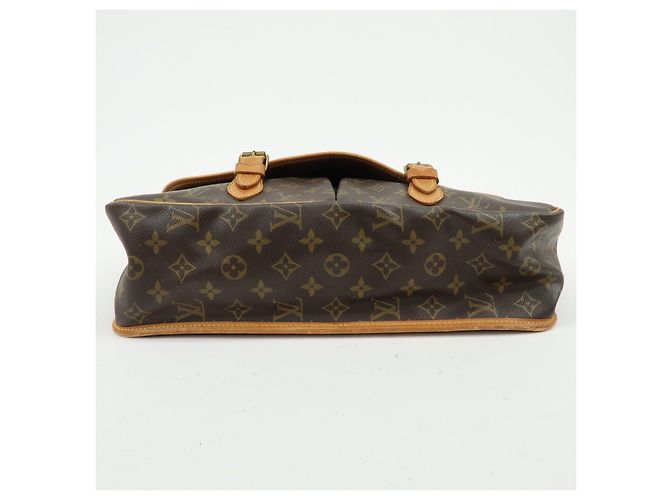 Louis Vuitton Monogram Canvas Gibeciere GM Shoulder Bag M42249 - vista 5