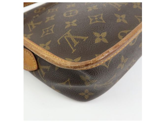 Louis Vuitton Monogram Gibeciere MM Shoulder Bag Brown M42247 - vista 14