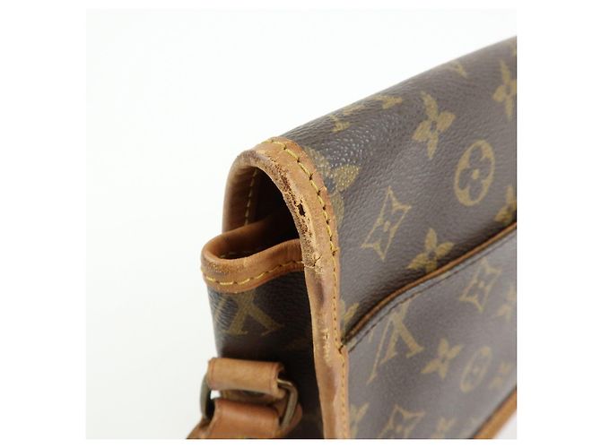 Louis Vuitton Monogram Gibeciere MM Shoulder Bag Brown M42247 - vista 16