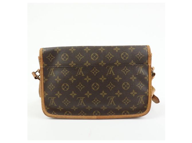 Louis Vuitton Monogram Gibeciere MM Shoulder Bag Brown M42247 - vista 2