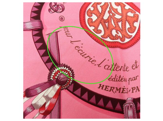 Hermès HERMES Carre 42 Set aus 2 Seidentüchern 100% Seide Rosa Bordeaux Hellblau - Ansicht 17