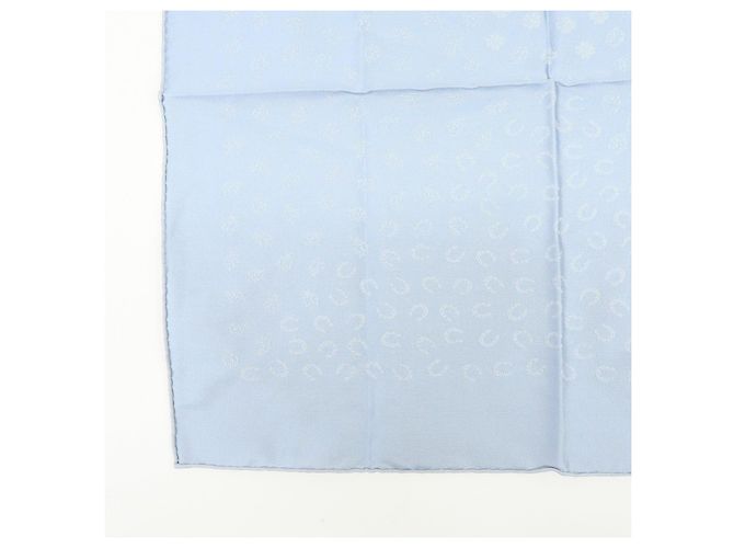 Hermès HERMES Carre 42 Set aus 2 Seidentüchern 100% Seide Rosa Bordeaux Hellblau - Ansicht 6