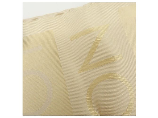 Louis Vuitton Logo Seidentuch 100% Stole Hellbeige - Ansicht 10