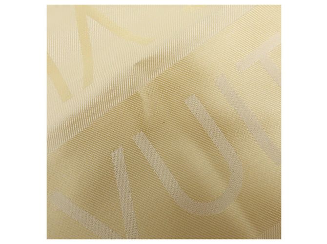 Louis Vuitton Logo Seidentuch 100% Stole Hellbeige - Ansicht 12