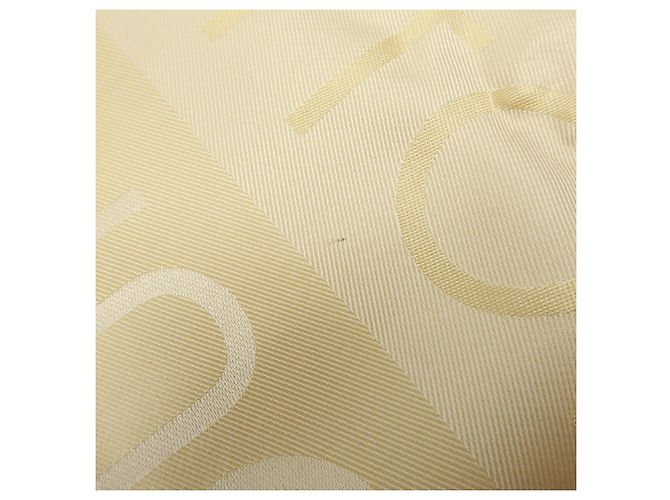 Louis Vuitton Logo Seidentuch 100% Stole Hellbeige - Ansicht 8