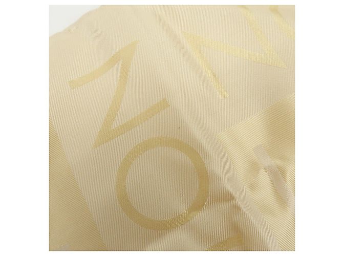 Louis Vuitton Logo Seidentuch 100% Stole Hellbeige - Ansicht 9