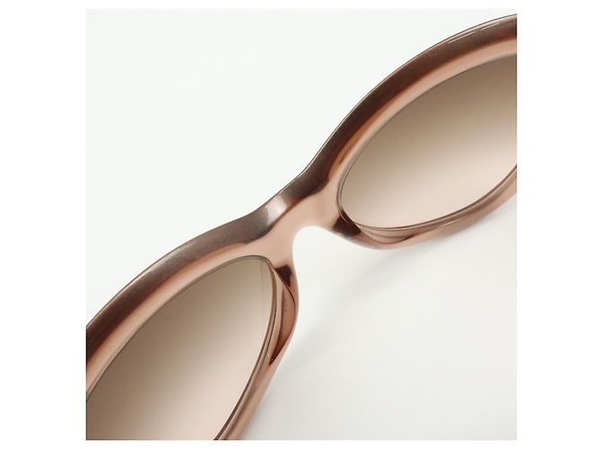 Gafas de sol JIMMY CHOO Plastic Oval Cat Eye Transparent Brown - vista 6
