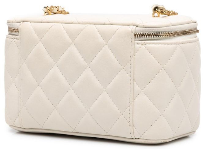Borsa Vanity Chanel Matelassé Coco Mark - vista 2