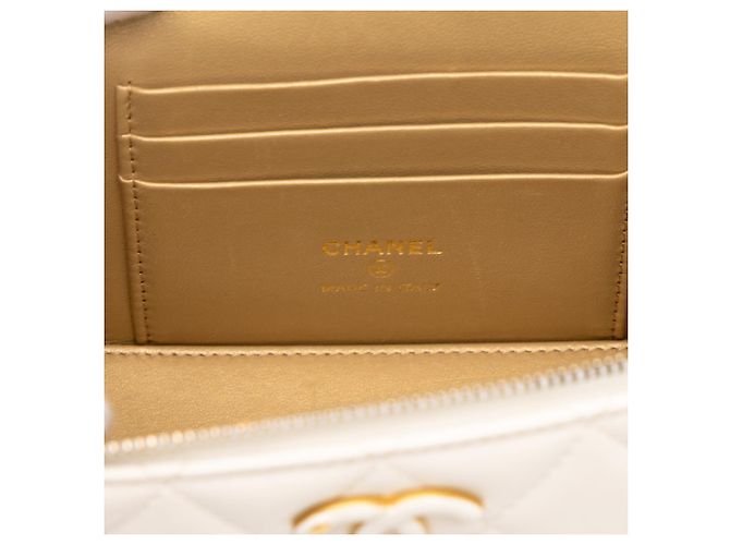 Borsa Vanity Chanel Matelassé Coco Mark - vista 6