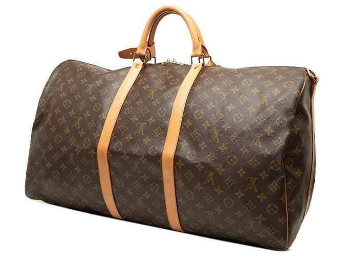 Louis Vuitton Monogram Keepall Bandoulière 60 Borsa Boston - vista 2