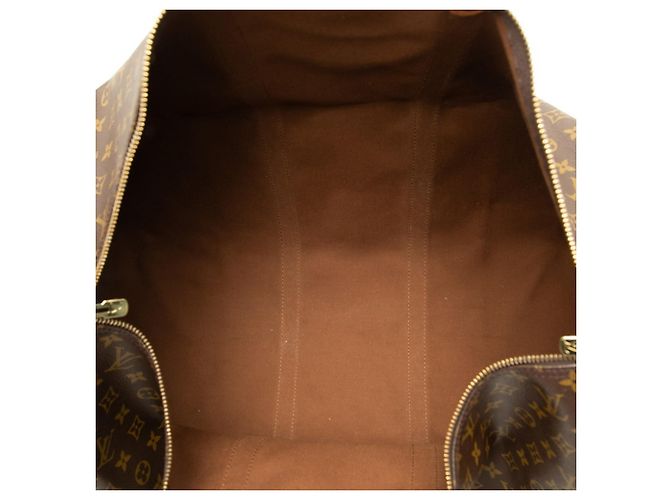 Louis Vuitton Monogram Keepall Bandoulière 60 Borsa Boston - vista 4