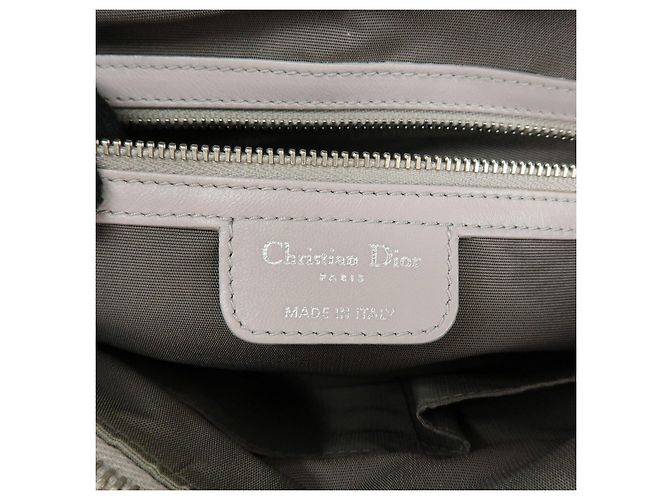 Christian Dior Granville Cannage Leather 2Way Hand Shoulder Bag Purple - vista 23