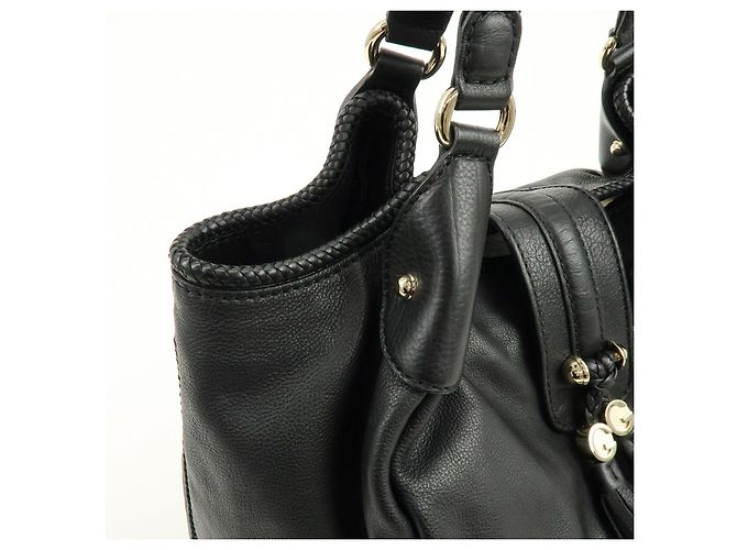 Borsa a tracolla GUCCI Marrakech in pelle Borsa Tote Nera 257029 - vista 14