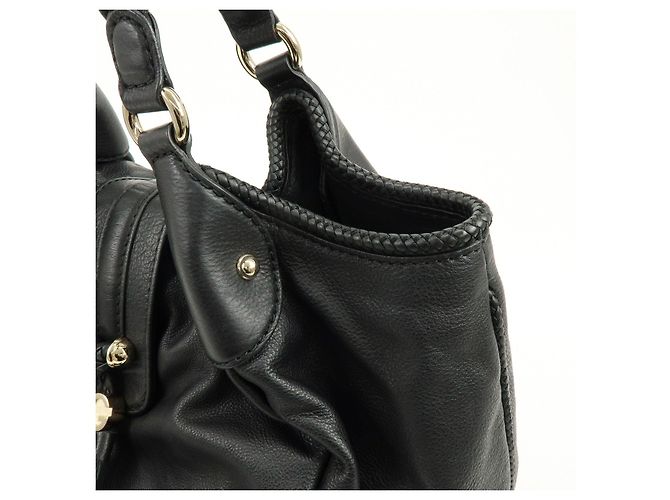 Borsa a tracolla GUCCI Marrakech in pelle Borsa Tote Nera 257029 - vista 15