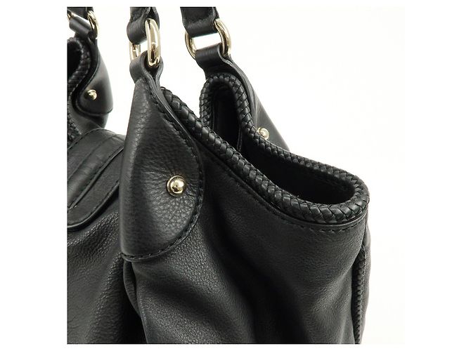 Borsa a tracolla GUCCI Marrakech in pelle Borsa Tote Nera 257029 - vista 17