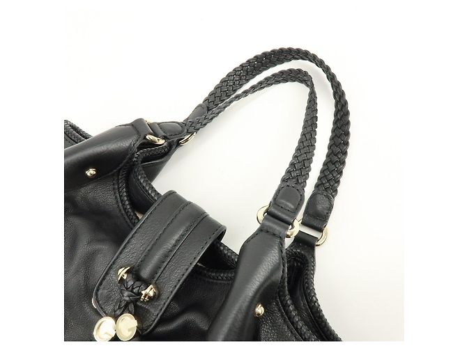 Borsa a tracolla GUCCI Marrakech in pelle Borsa Tote Nera 257029 - vista 6