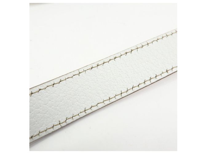 Borsa a spalla GUCCI Sherry GG Supreme PVC Leather Ivory 153244 - vista 7