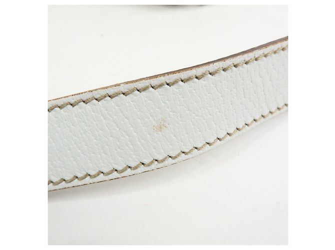 Borsa a spalla GUCCI Sherry GG Supreme PVC Leather Ivory 153244 - vista 9