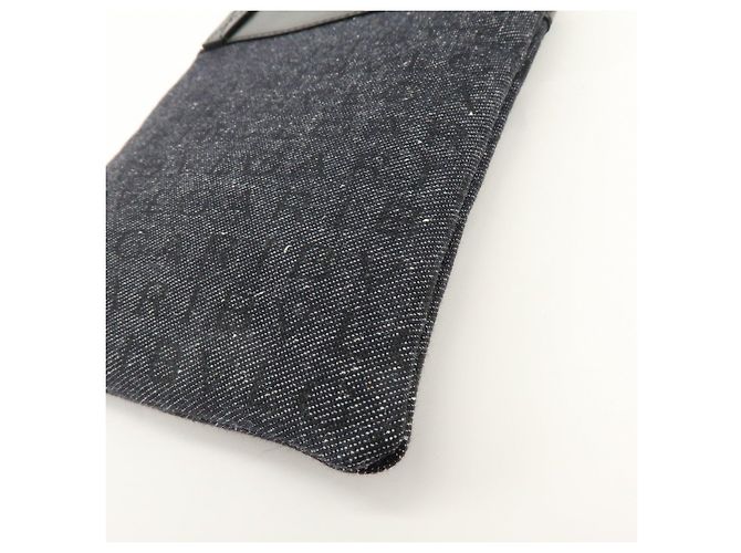 Bulgari Borsa a spalla e borsa a tracolla BVLGARI Logo Mania in pelle e denim Nero - vista 14