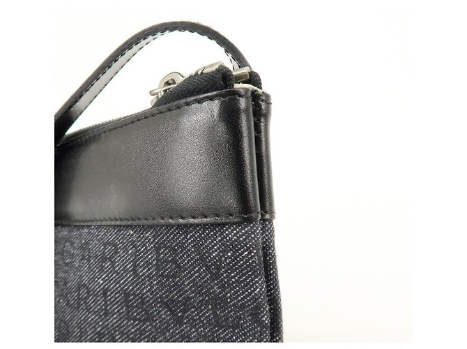Bulgari Borsa a spalla e borsa a tracolla BVLGARI Logo Mania in pelle e denim Nero - vista 17