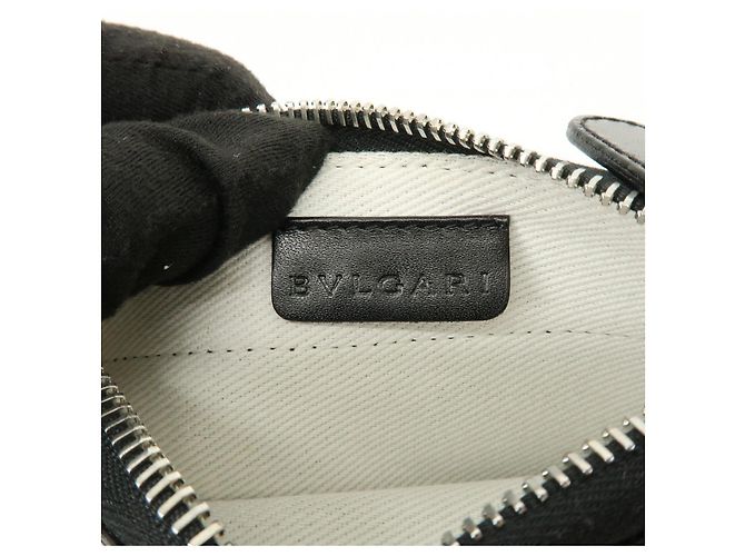 Bulgari Borsa a spalla e borsa a tracolla BVLGARI Logo Mania in pelle e denim Nero - vista 22