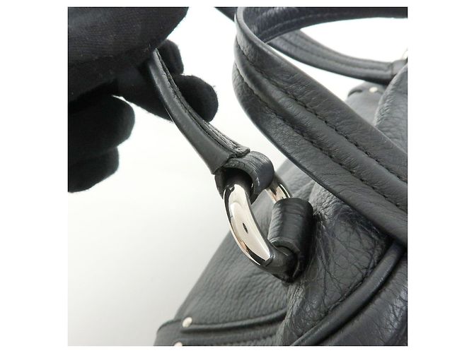 Céline Borsa a tracolla e borsa a mano CELINE Macadam in pelle Nero - vista 10