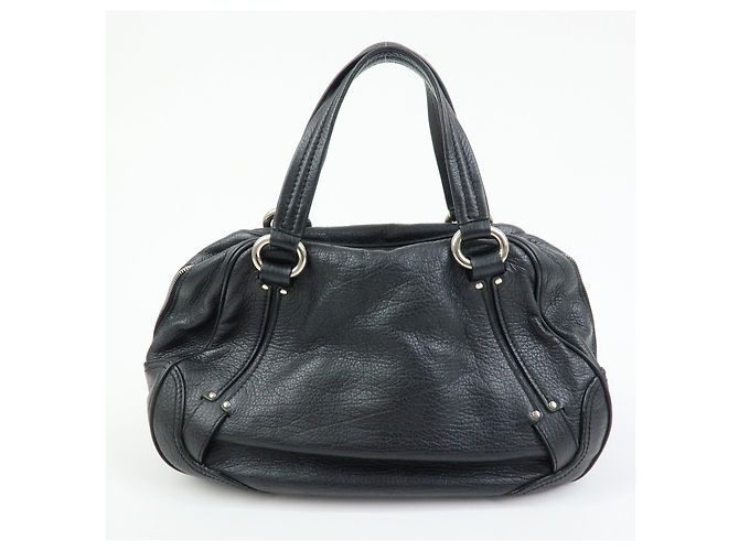 Céline Borsa a tracolla e borsa a mano CELINE Macadam in pelle Nero - vista 2